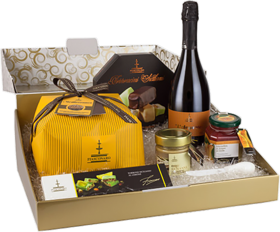 Panettone Geschenkset als Weihnachtsgeschenk für Firmenkunden